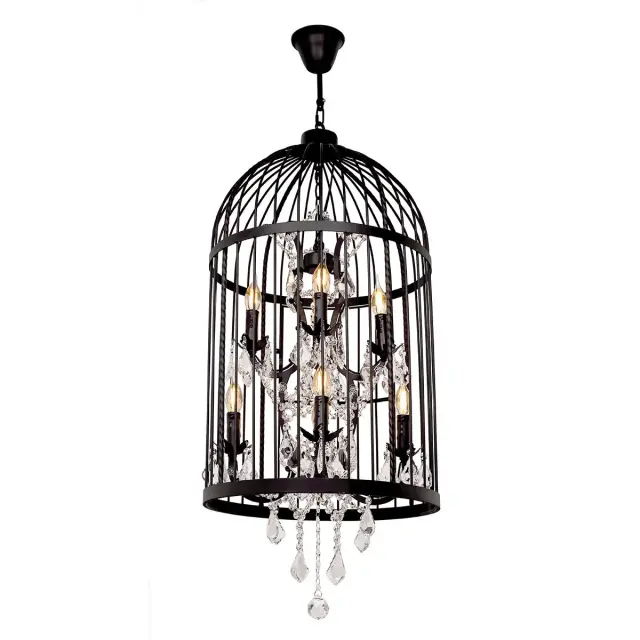 Люстра Loft IT LOFT1891/8 VINTAGE BIRDCAGE — черный
