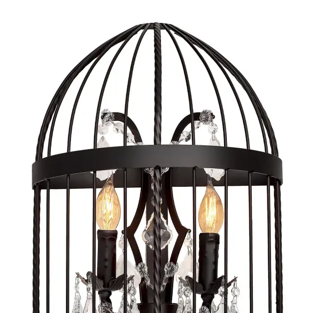 Бра Loft IT LOFT1891W VINTAGE BIRDCAGE — черный, ракурс 2