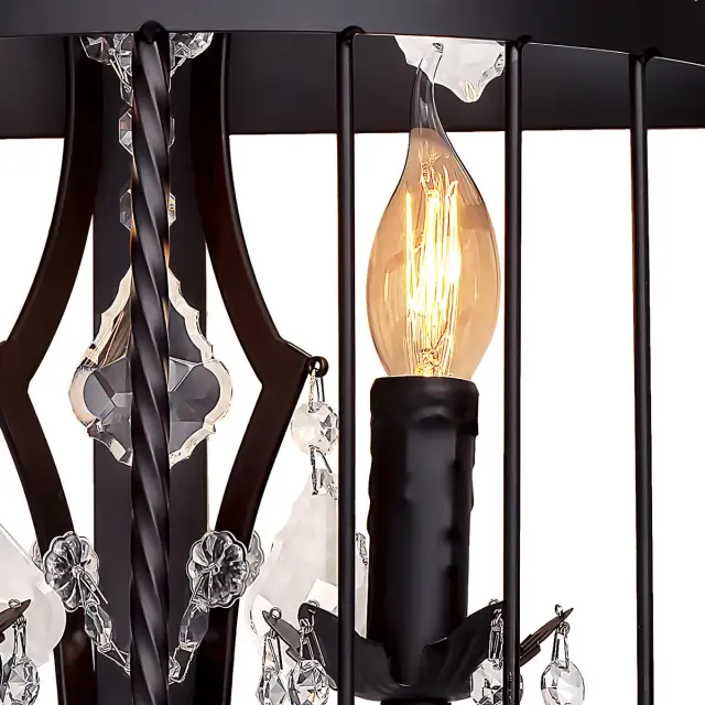 Бра Loft IT LOFT1891W VINTAGE BIRDCAGE — черный, ракурс 4