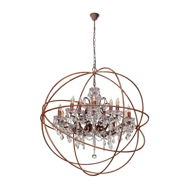 Люстра Loft IT LOFT1897/15 FOUCAULTS ORB CRYSTAL — коричневый