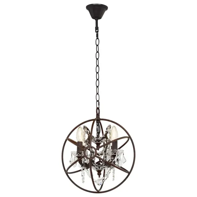 Люстра Loft IT LOFT1897/4 FOUCAULTS ORB CRYSTAL — коричневый