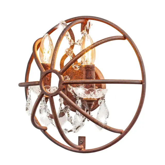 Бра Loft IT LOFT1897W FOUCAULTS ORB CRYSTAL — коричневый, ракурс 2