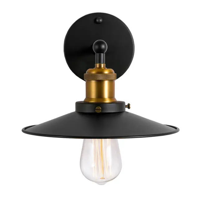 Бра Loft IT LOFT2101W FACTORY FILAMENT — черный, ракурс 2