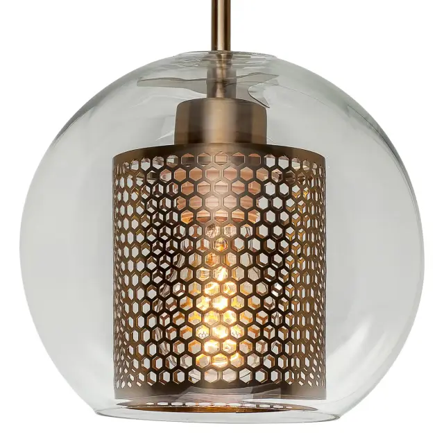 Светильник Loft IT LOFT2566-A HEXAGON — бронза, ракурс 2