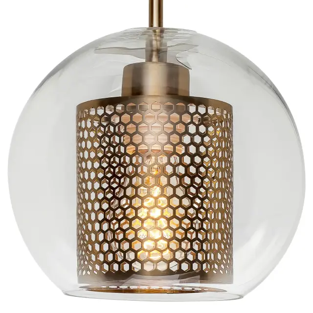 Светильник Loft IT LOFT2566-C HEXAGON — бронза, ракурс 2