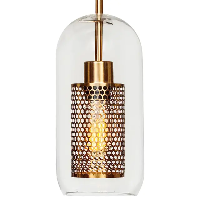 Светильник Loft IT LOFT2566-D HEXAGON — бронза, ракурс 2