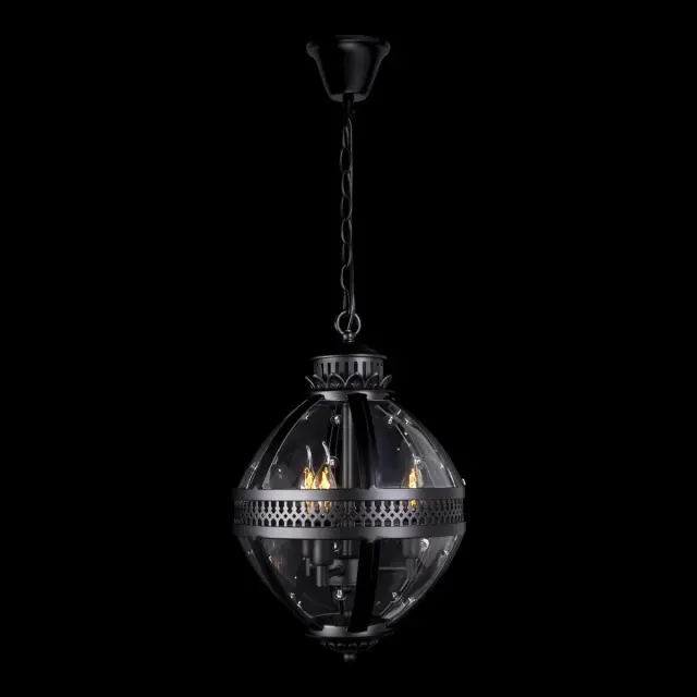 Люстра Loft IT LOFT3043-BL LANTERN RESIDENTIAL — черный, ракурс 2