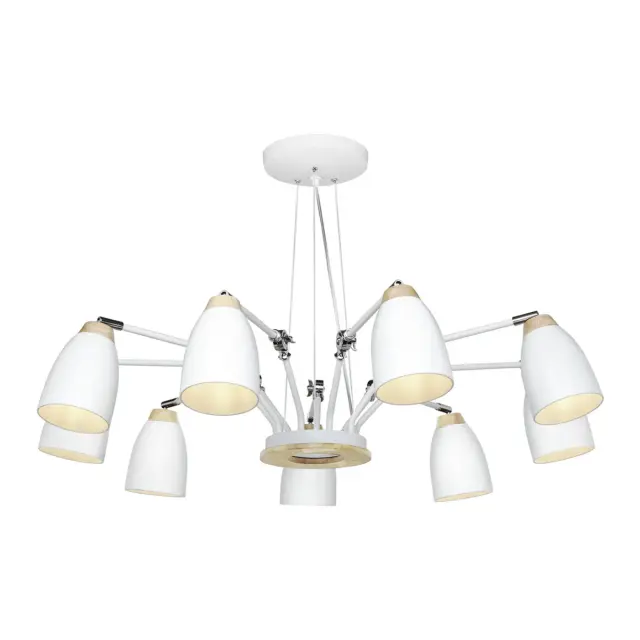 Люстра Loft IT LOFT4402/9WH WATCHMAN — белый, ракурс 2