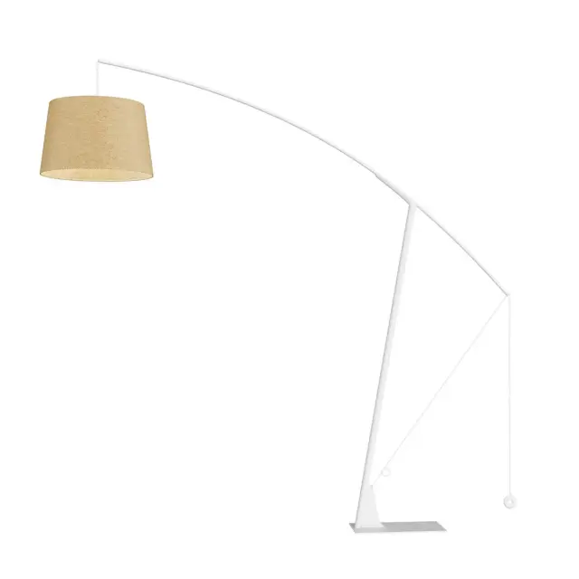 Торшер Loft IT LOFT5003-WH FISHROD — белый, ракурс 2