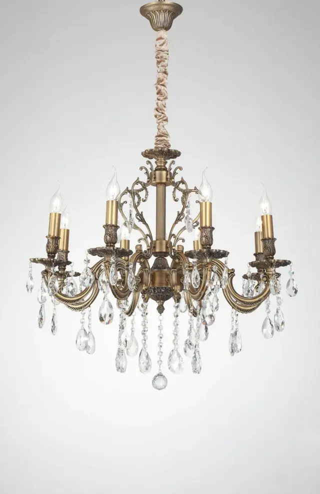 Люстра Lucia Tucci BARLETTA 1730.8 antique — бронза
