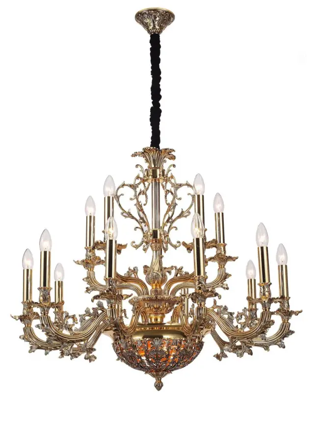 Люстра Lucia Tucci FIRENZE 1780.15.3 antique gold — золотой