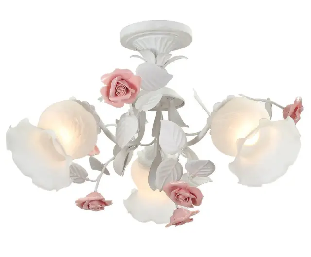 Люстра Lucia Tucci Fiori di rose 114.3 — слоновая кость