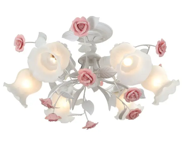 Люстра Lucia Tucci Fiori di rose 114.6 — слоновая кость