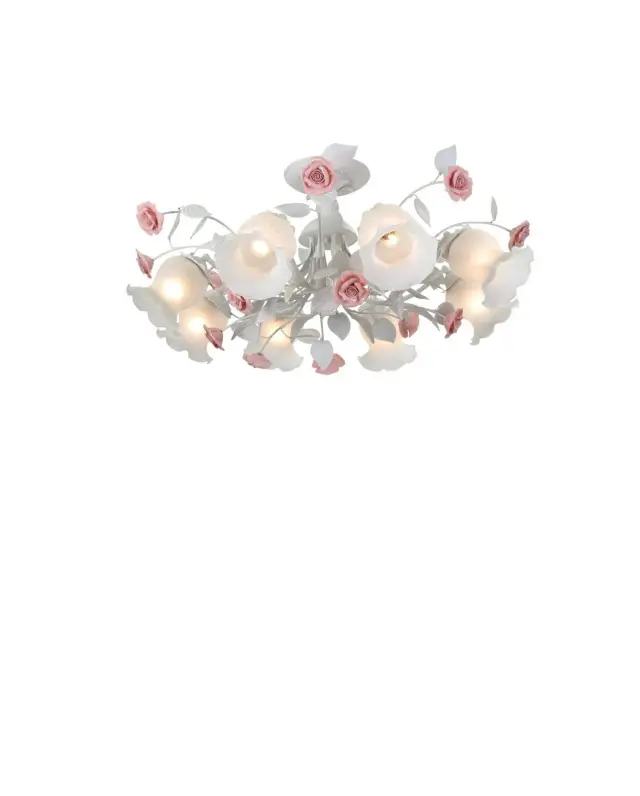 Люстра Lucia Tucci Fiori di rose 114.8 — слоновая кость