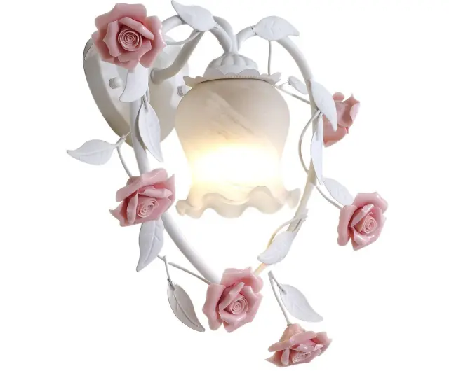 Бра Lucia Tucci Fiori di rose W110.1 — слоновая кость
