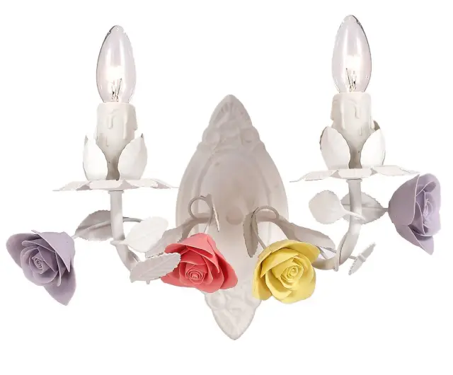 Бра Lucia Tucci Fiori di rose W185.2 — слоновая кость
