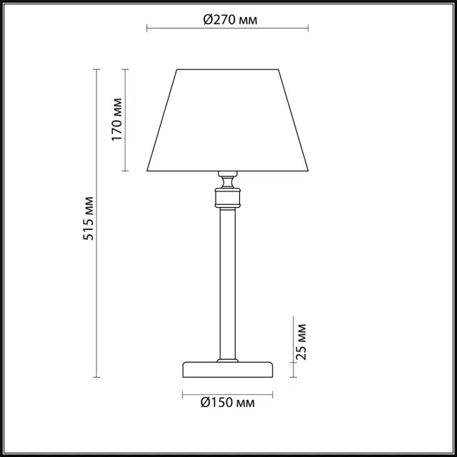 Настольная лампа Lumion в неонеоклассическом стиле с бежевым тканевым плафоном и латунным основанием, ракурс 5