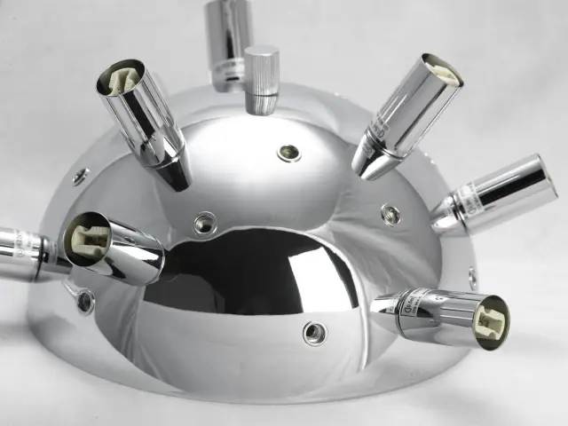 Люстра Lussole LSA-5907-09 БРИОСКО — хром, ракурс 2