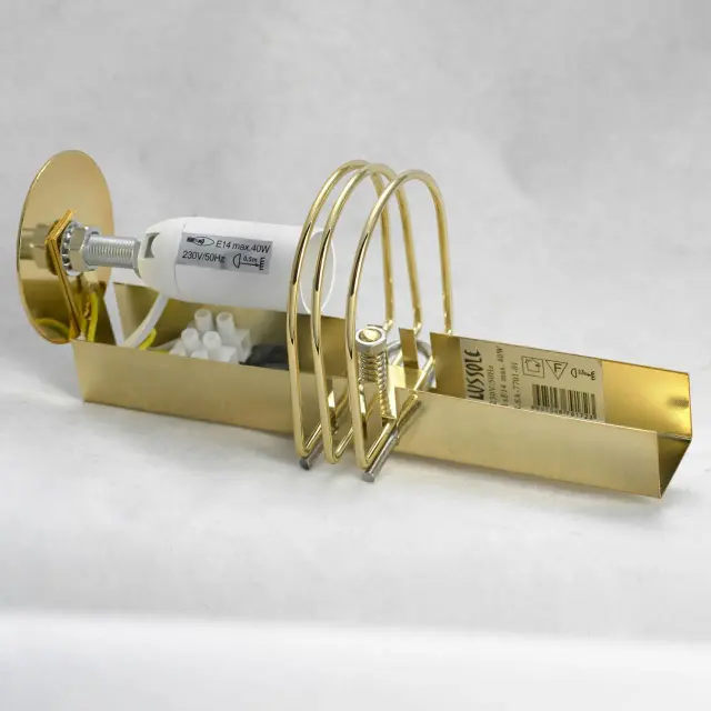 Бра Lussole LSA-7701-01 СЕЛВИНО — золотой, ракурс 2