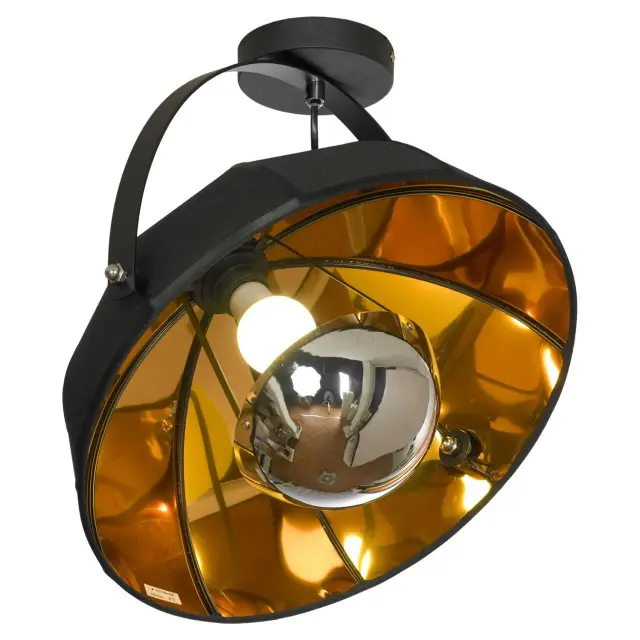 Светильник Lussole LSP-0556-C КЛАМАТ — черный