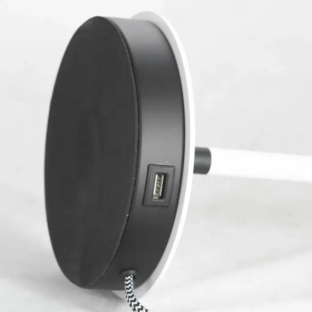 Настольная лампа Lussole LSP-0570 КОЗИ — белый, ракурс 3