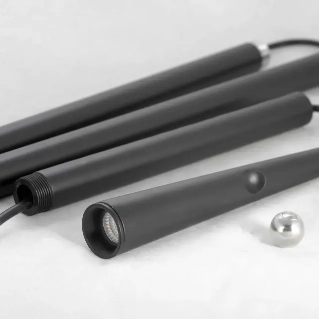 Торшер Lussole LSP-0576 ДОУСОН — черный, ракурс 3