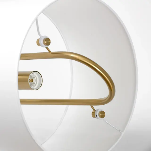 Настольная лампа Lussole LSP-0664 ХЕНДРИ — белый, ракурс 2