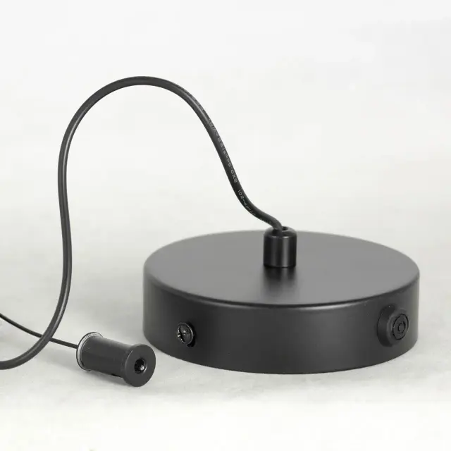 Светильник Lussole LSP-7015 БРИДЖЕПОРТ — черный, ракурс 4
