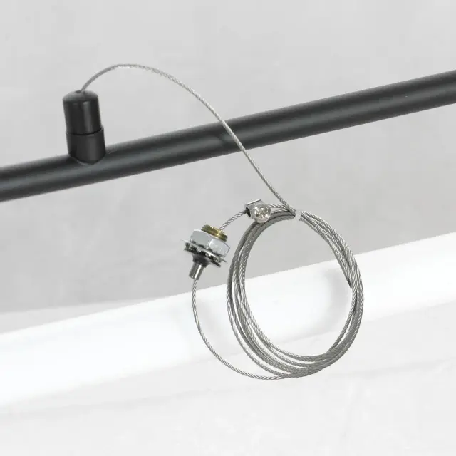 Светильник Lussole LSP-7023 КАРРОЛЛТОН — черный, ракурс 4