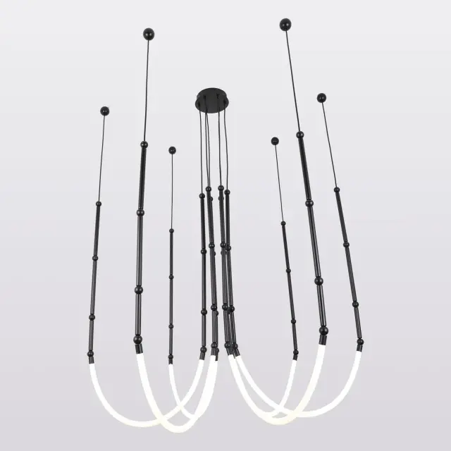 Люстра Lussole LSP-7069 БЕНД — черный