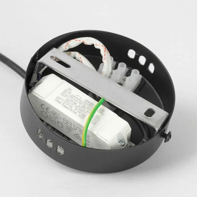 Светильник Lussole LSP-7081 ИРВИН — черный, ракурс 7