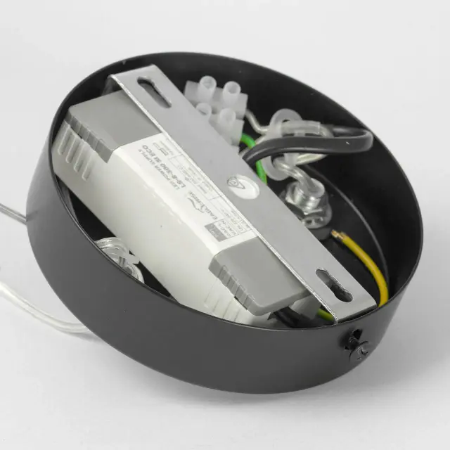 Светильник Lussole LSP-7088 ЛАНКАСТЕР — черный, ракурс 6