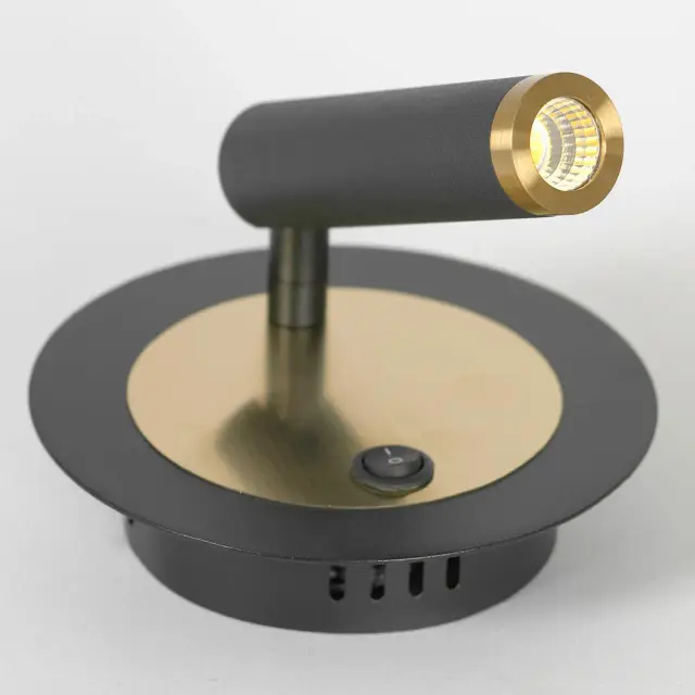 Бра Lussole LSP-7099 КОЗИ — черный, ракурс 2