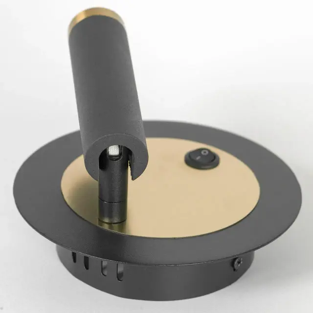 Бра Lussole LSP-7099 КОЗИ — черный, ракурс 3