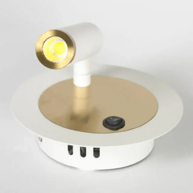 Бра Lussole LSP-7100 КОЗИ — белый, ракурс 2