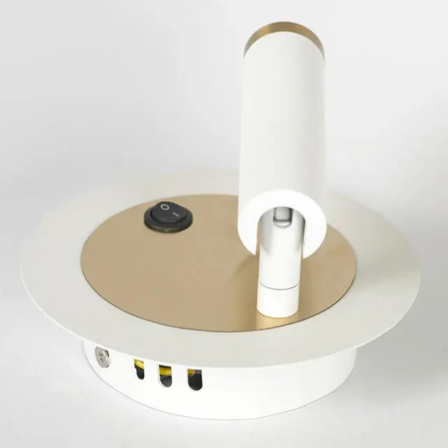 Бра Lussole LSP-7100 КОЗИ — белый, ракурс 3