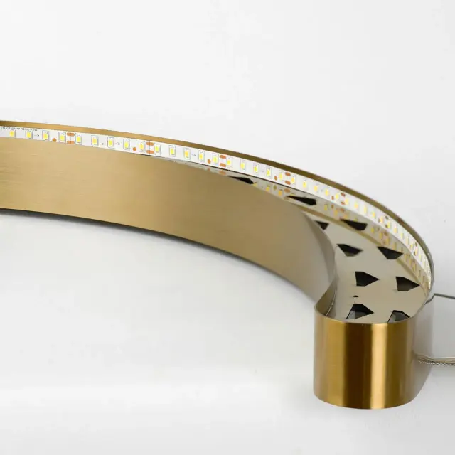 Люстра Lussole LSP-7217 КОНЕКУ — золотой, ракурс 3