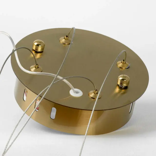 Люстра Lussole LSP-7217 КОНЕКУ — золотой, ракурс 5