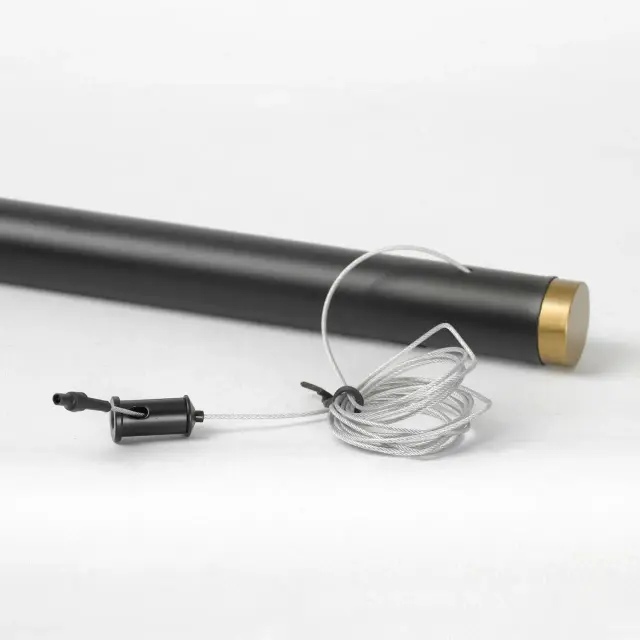 Светильник Lussole LSP-7222 ДЕСОТО — черный, ракурс 3
