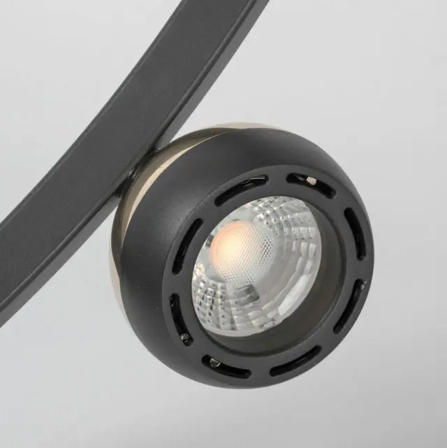Люстра Lussole LSP-7253 ЛАССЕН — черный, ракурс 2