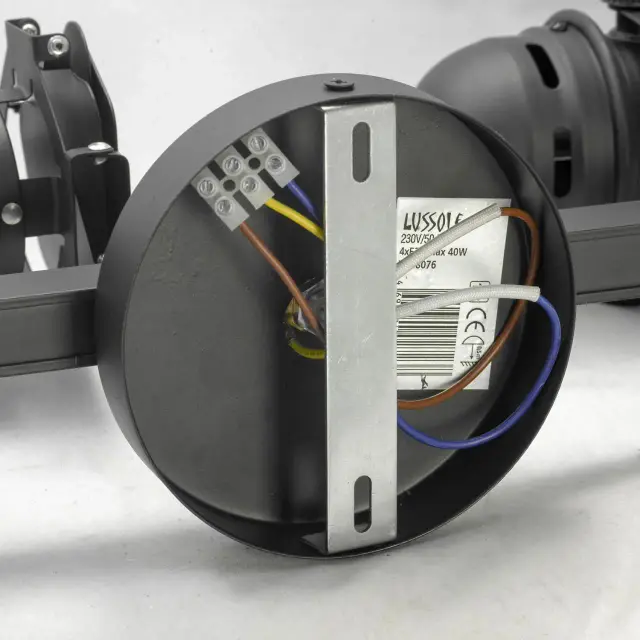 Спот Lussole LSP-8076 ТОРНТОН — черный, ракурс 6