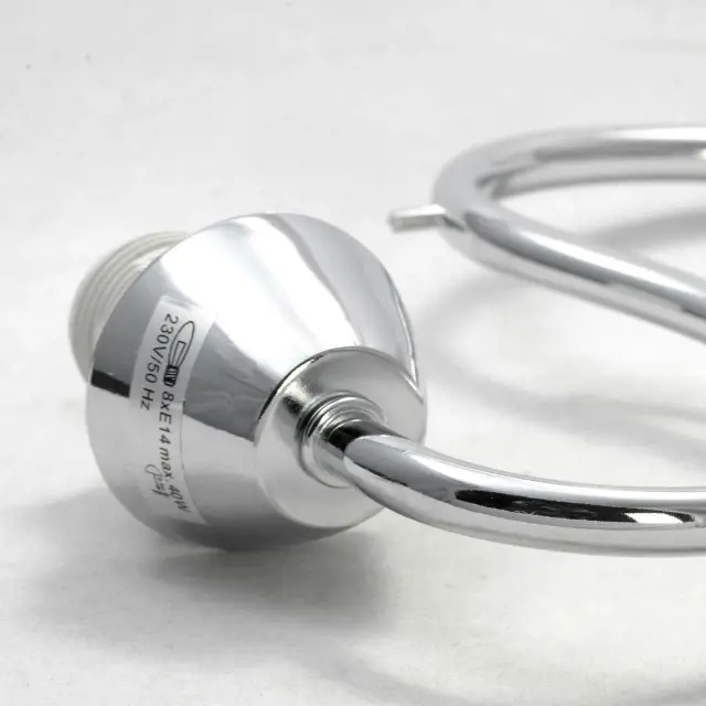 Люстра Lussole LSP-8085 КОЧИС — хром, ракурс 3