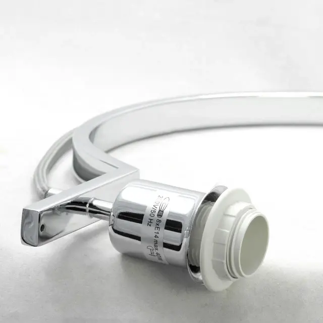 Люстра Lussole LSP-8090 КОЧИС — хром, ракурс 2