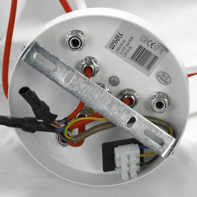 Люстра Lussole LSP-8126 НАВАХО — белый, ракурс 5