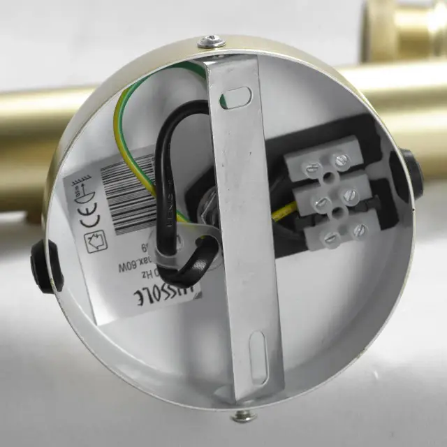 Светильник Lussole LSP-8169 МУРРЭЙ — золотой, ракурс 6