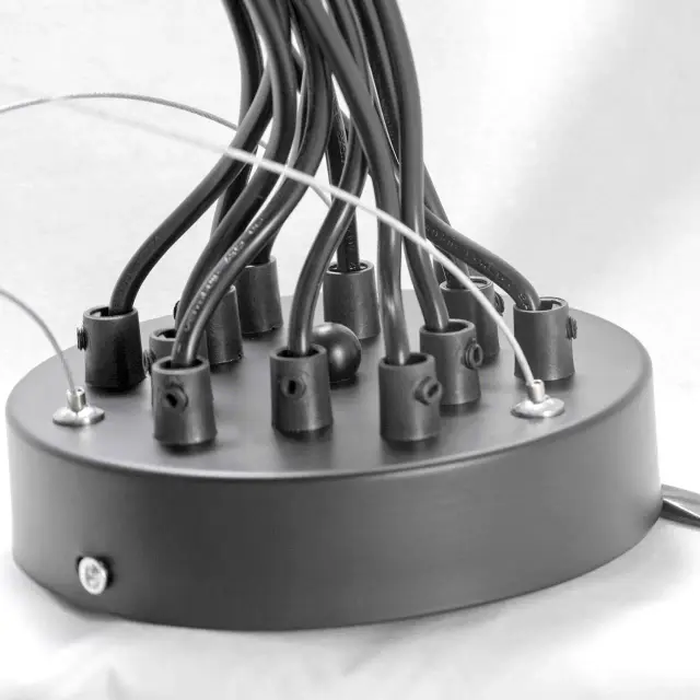 Люстра Lussole LSP-8177 СЕНЕКА — черный, ракурс 6