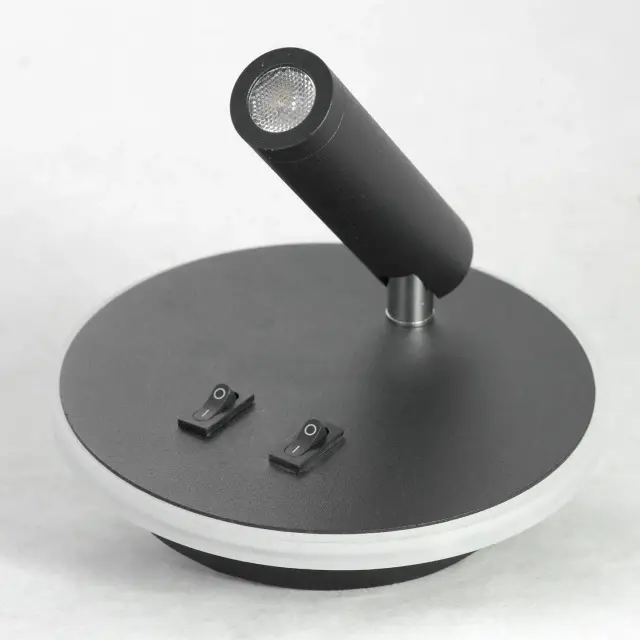 Бра Lussole LSP-8235 КОЗИ — черный, ракурс 2