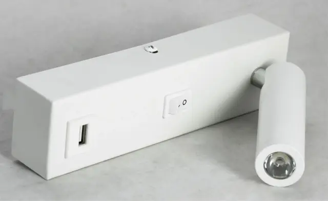 Бра Lussole LSP-8240 КОЗИ — белый, ракурс 3