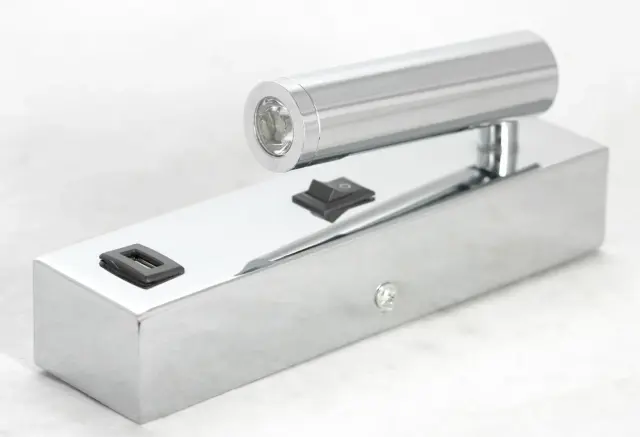 Бра Lussole LSP-8241 КОЗИ — хром, ракурс 2