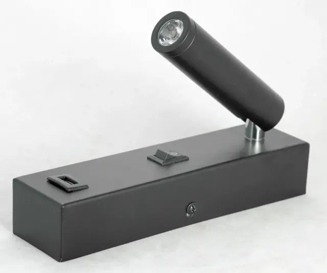 Бра Lussole LSP-8242 КОЗИ — черный, ракурс 2
